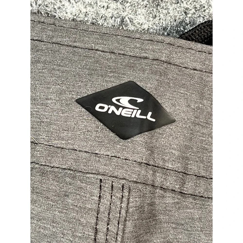 ONeill Mens Gray Drawstring Surf Board‎ Shorts Size 36